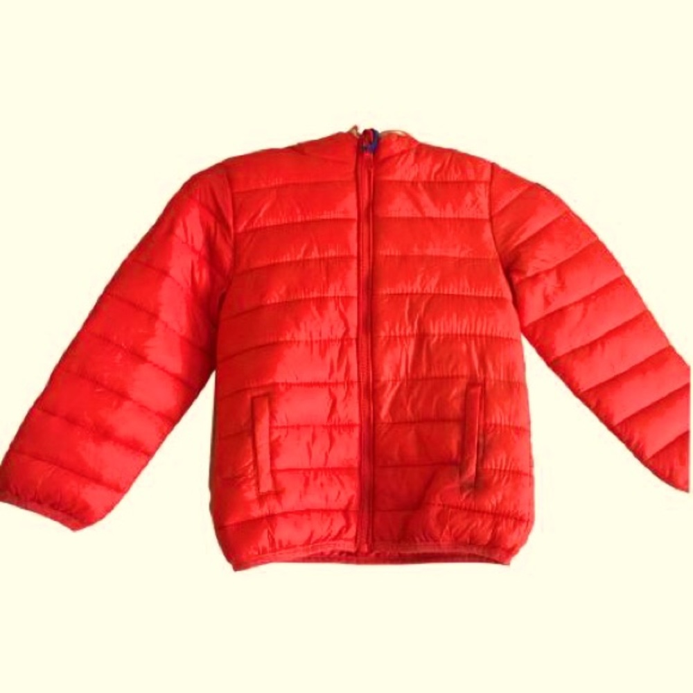 Superfine Canadian Bright Orange Puffer Jacket